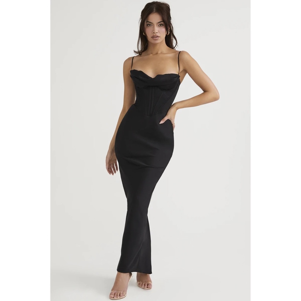 NEW House of CB Charmaine Gown Black (size S with C/D cup)